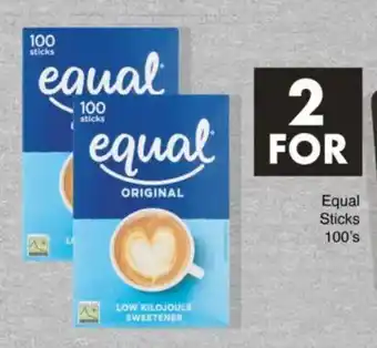 Save Equal Sticks offer