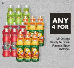 Save Mr Orange Ready To Drink/ Rascals Sport offer