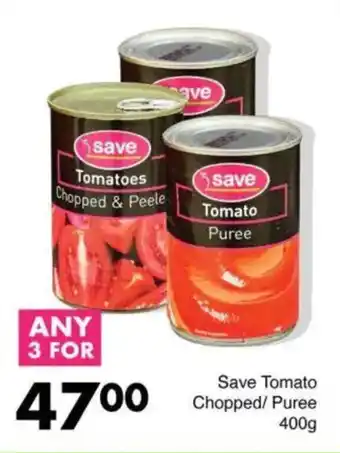 Save Save Tomato Chopped/Puree offer