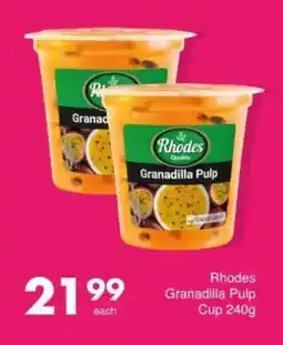 Save Rhodes Granadilla Pulp Cup offer