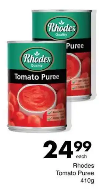 Save Rhodes Tomato Puree offer