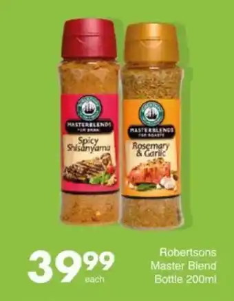 Save Robertsons Master Blend Bottle offer