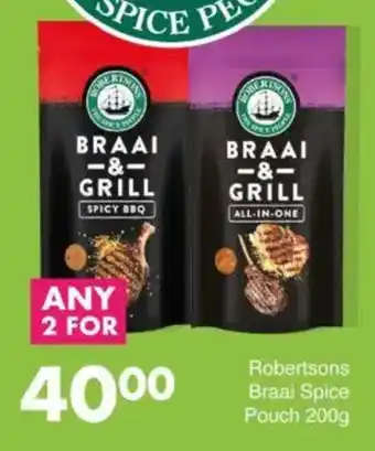 Save Robertsons Braai Spice Pouch offer