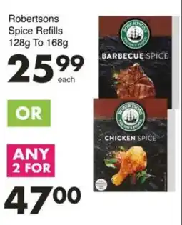 Save Robertsons Spice Refills offer