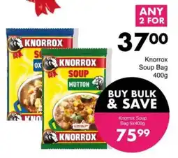 Save Knorrox Soup Bag offer