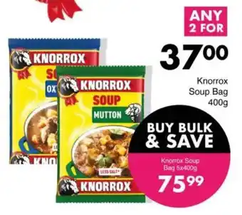 Save Knorrox Soup Bag offer