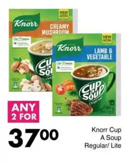 Save Knorr Cup A Soup Regular/ Lite offer