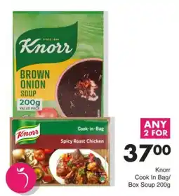 Save Knorr Cook In Bag/ Box Soup offer