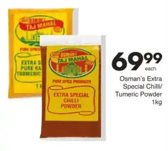 Save Osman's Extra Special Chilli/ Tumeric Powder offer