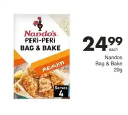 Save Nandos Bag & Bake offer