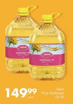 Save Save Pure Sunflower Oil offer