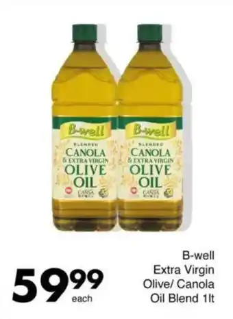 Save B-well Extra Virgin Olive/Canola Oil Blend offer