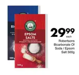 Save Robertsons Bicarbonate Of Soda/ Epsom Salt offer