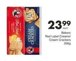 Save Bakers Red Label Creams/ Cream Crackers offer