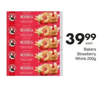 Save Bakers Strawberry Whirls offer