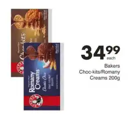 Save Bakers Choc-kits/Romany Creams offer