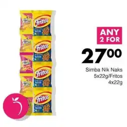 Save Simba Nik Naks/ Fritos offer