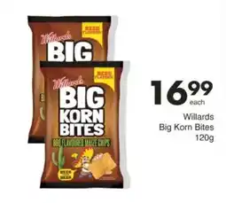 Save Willards Big Korn Bites offer