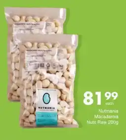 Save Nutmania Macadamia Nuts Raw offer