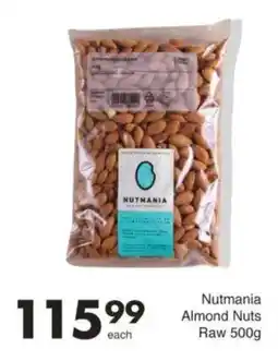 Save Nutmania Almond Nuts Raw offer