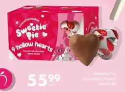 Save Sweetie Pie Chocolate Hollow Hearts offer