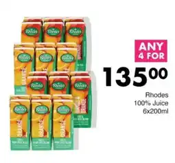 Save Rhodes 100% Juice offer