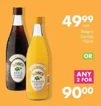 Save Rose's Cordial offer