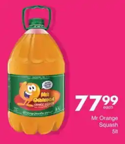 Save Mr Orange Squash offer