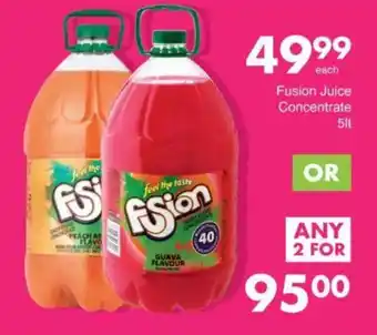 Save Fusion Juice Concentrate offer