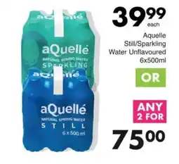 Save Aquelle Still/Sparkling Water Unflavoured offer