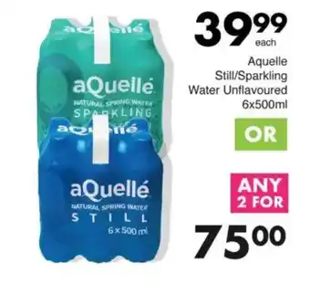 Save Aquelle Still/Sparkling Water Unflavoured offer