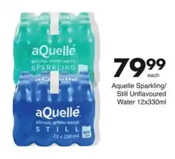 Save Aquelle Sparkling/ Still Unflavoured Water offer