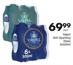 Save Valpre Still/ Sparkling Water offer