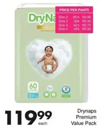 Save Drynaps Premium Value Pack offer