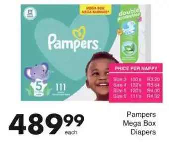 Save Pampers Mega Box Diapers offer