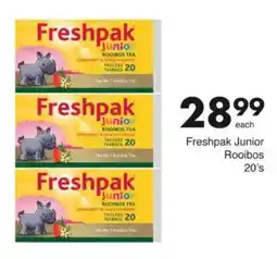 Save Freshpak Junior Rooibos offer