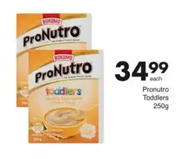 Save Pronutro Toddlers offer