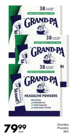 Save Grandpa Powders offer