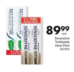 Save Sensodyne Toothpaste Value Pack offer