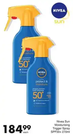 Save Nivea Sun Moisturising Trigger Spray SPF50+ offer