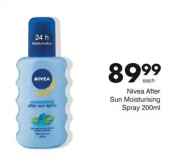 Save Nivea After Sun Moisturising Spray offer