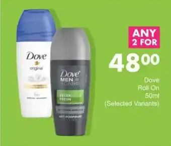 Save Dove Roll On offer