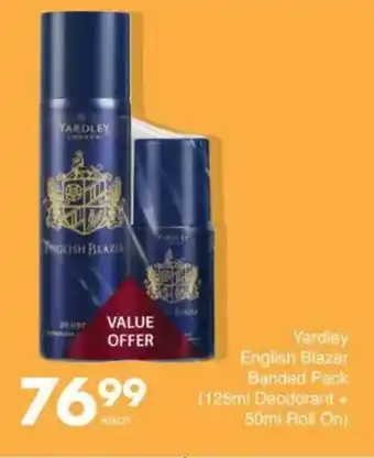 Save Yardley English Blazer Banded Pack offer