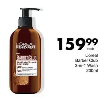 Save L'oreal Barber Club 3-in-1 Wash offer