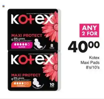 Save Kotex Maxi Pads offer