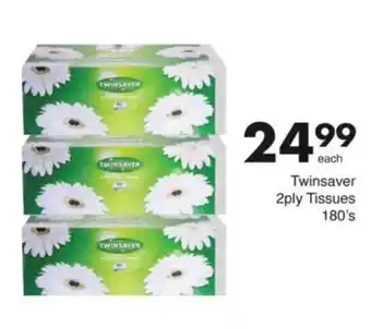 Save Twinsaver 2ply Tissues offer