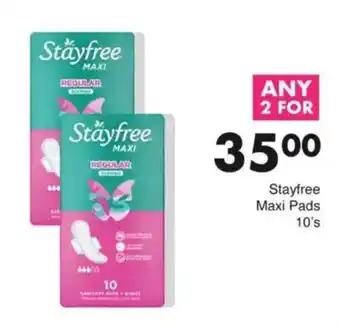 Save Stayfree Maxi Pads offer