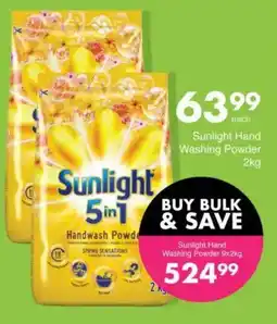 Save Sunlight Hand Washing Powder offer