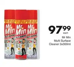 Save Mr Min Multi Surface Cleaner offer