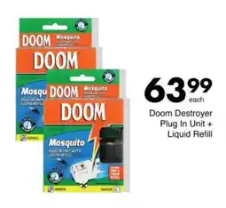 Save Doom Destroyer Plug In Unit + Liquid Refill offer